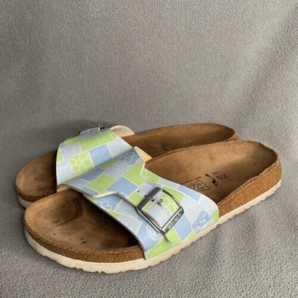 Birkenstock Birki's Squares Slides Sandals Unisex‎ Adults Size Mens9 / Womens11